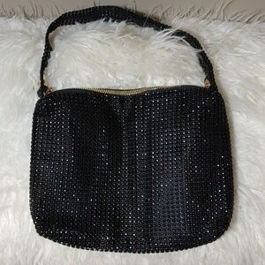NWOT Fun Small Black Party Handbag/Wristlet Sparkly
